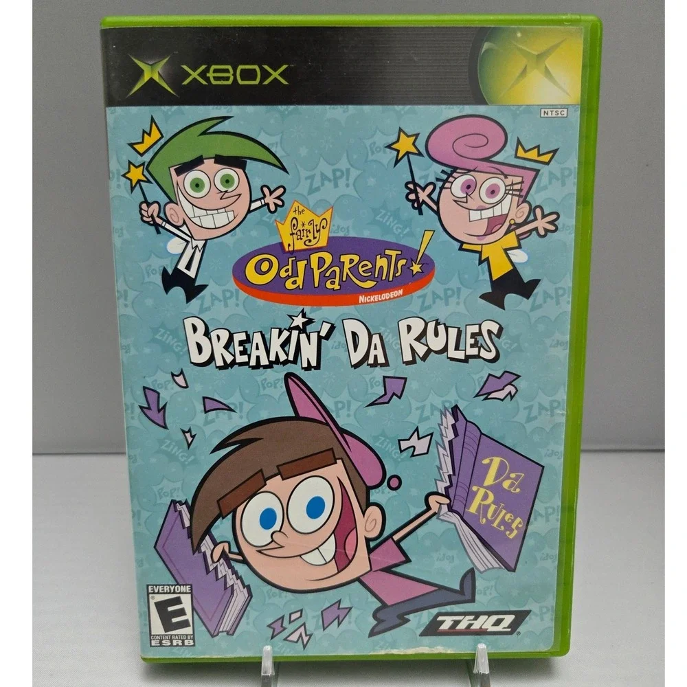 Fairly Odd Parents: Breakin Da Rules‎ 2003 Microsoft Xbox - Case & Disc Working